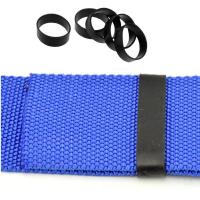 5Pcs Rubber Fixed Rings for 5cm Scuba Diving Webbing Dive Weight Belt Underwater Tank Backplate Strap Outdoor Backpack Harness  Floaties