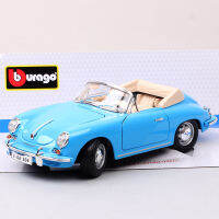 คลาสสิก118 Scale urago Big 1961 356B CABRIOLET Sport Diecasts &amp; ของเล่นยานพาหนะรถยนต์สำหรับคอลเลกชันของขวัญ Miniature