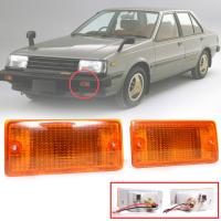 ไฟเลี้ยว ไฟเลี้ยวข้าง ไฟเลี้ยวด้านหน้า สีส้ม นิสสัน ซันนี่ เซนทร่า B11 Nissan Sunny Sentra B11 1981-1984 ข้าง ซ้าย+ขวา