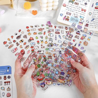 Korean Stationery Sticker Warm Home Household Display Food Stuff Sticker Diary Album Scrapbooking Diy Craft Handmade Decor Label