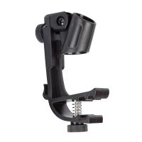 ขาตั้งไมโครโฟน Mic Clamp Holder คลิปหนีบแบบปรับได้บนขอบกลอง Shock Mount ไมโครโฟนขายึดสำหรับแสดง Heavy Duty