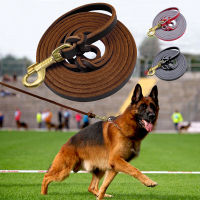 Dog Leash Leather Pet Walking Training Dog Lead Running Leashes Belt For Medium Large Dogs German Shepherd 1.5m2.5m Long