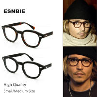 High Quality Acetate Johnny Depp Style Glasses Frame Men Retro Vintage Prescription Glasses Women Optical Spectacle Frame Round