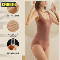 ✨ขนาดใหญ่ one piece body shapewear เอวเทรนเนอร์รัดตัวสตรีไม่มีรอยต่อหน้าท้องกางเกง crotch หัวเข็มขัดชุดชั้นใน XS-5XL S0200