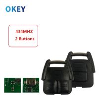 Okey รีโมทคอนโทรล Ki Mobil Opel Vauxhall Omega Vectra Zafira 3 Frontera 433Mhz Mk4 2/3 Tomutup Ki Tanpa Pisau