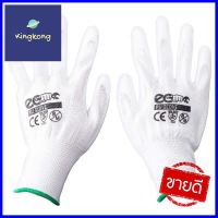 ถุงมือเคลือบ MICROTEX ECO PU SIZE M สีขาว แพ็ก 2 ชิ้นPU-COATED GLOVES MICROTEX ECO PU SIZE M WHITE 2PCS **สินค้าแนะนำ**