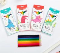 สีไม้ ดินสอสี สีไม้ 12 สี สีไม้ ดินสอสีไม้ 2 หัว ดินสอสี แบบแท่งยาว ดินสอสีไม้ ดินสอสี สีไม้แท่งยาว สีไม้ ระบายสี พร้อมส่ง