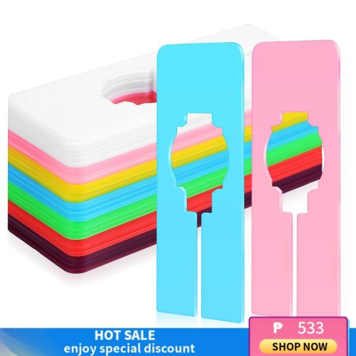 VORCOOL 30 Pcs Divider Closet Rack Dividers Hangers Size Tags Clothes