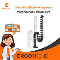 Ergotrend Mag Snake Cable Management (รางกระดูกงูเก็บสายไฟโต๊ะทำงาน)