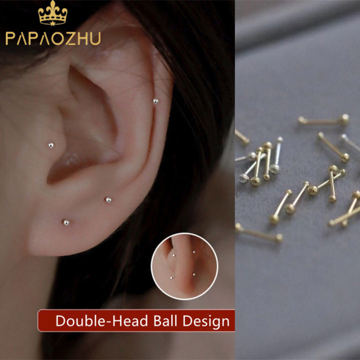 Buy 5 Pair Set Stainless Steel Round Ball Stud Earrings for Women Men   Teen Girls  2mm 3mm 4mm 5mm 6mm at Amazonin