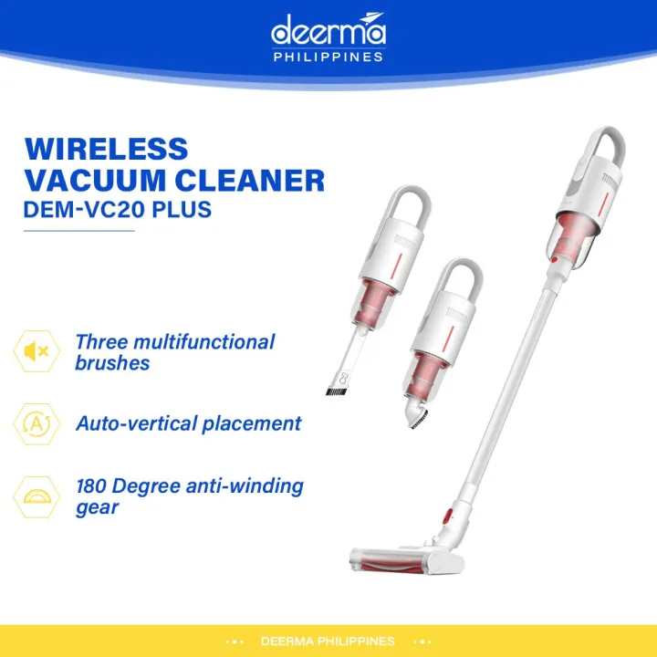 Deerma Cordless Vacuum Cleaner VC20 White Lazada PH