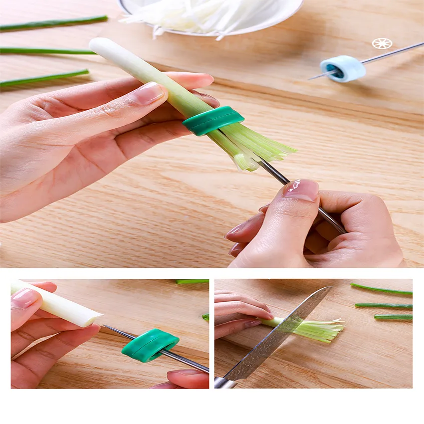 Plum Blossom Onion Cutter Multifunctional Stainless Steel Vegetable Green  Onion Knife Chopper Shredder Restaurant Kitchen Cutting Tool