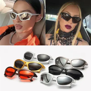Trendy Oversized Square Sunglasses Women Personlity Fashion Sexy Red Brown  Tinted Color Lens UV400 Retro Ladies Sun Glasses - AliExpress