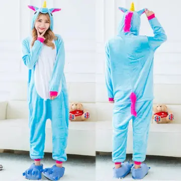 Unicorn Onesie Kigurumi Adult Animal Pajamas for Women & Men