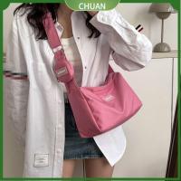 CHUAN ลำลองแบบสบายๆ เบามาก จุได้มาก กระเป๋า Crossbody กระเป๋าสะพายไหล่แบบสั้น กระเป๋าออกซ์ฟอร์ด ถุงใต้วงแขน