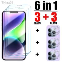 ✌❣  6in1 Tempered Glass for iPhone 14 Pro Max 6 7 8 Plus SE Camera Screen Protector for iPhone 13 Pro Max XR XS X 11 12 Pro