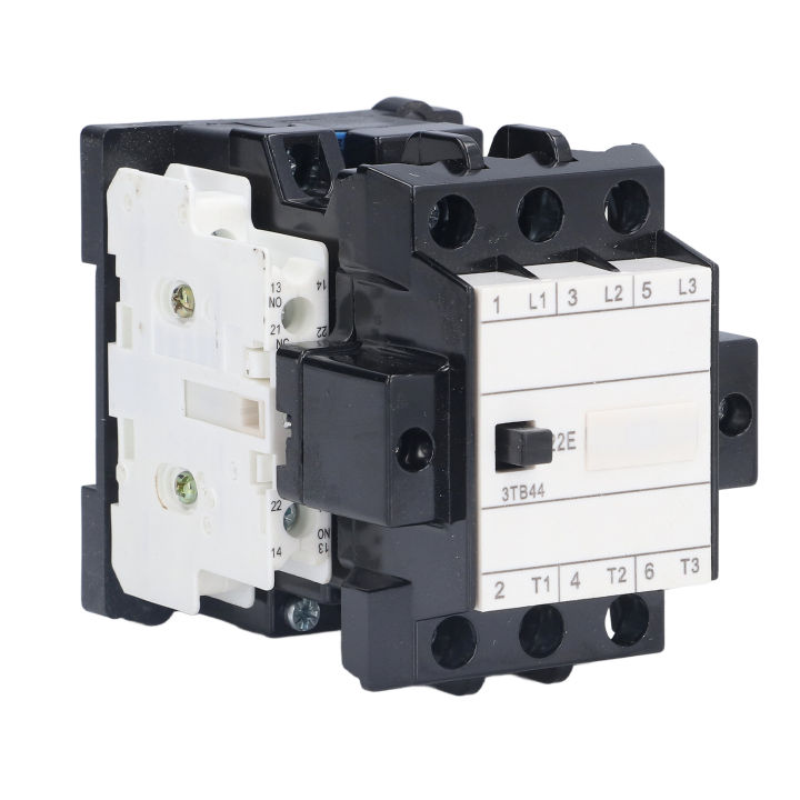 2nc-2no-ac-คอนแทค-pa66-thermosetting-plastic-din-rail-คอนแทคเตอร์-ac-220v