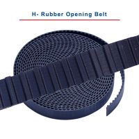 ✸ High Quality 1 meter H type-Opening Timing Belt Rubber Material Belt Width 25mm Black Synchronous Belt Teeth Pitch 12.7 mm