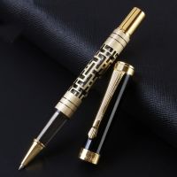 High Quality Metal Luxury 0.5mm Rollerball Pen Ballpoint Pen Business Writing Signing Ball Pens Office School Supplies 03774 Pens