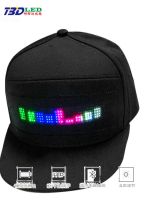 【cross】▫✱ Cross-border LED display hat mobile phone modified luminous hat casual flexible cotton advertising hat