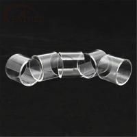 【CW】♂♨  FATUBE 5pcs Straight BUBBLE Glass Cups for Dead V3 3 Bulb TUBE Transparent Semirainbow