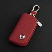 Angel NISSAN Car Key Holder Leather Smart Remote Cover Fob Case KeyChain Pouch Keyring