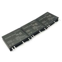 โมดูลโซลิดสเตทรีเลย์5V 12V 24V DC-AC G3MB-202P PCB SIP SSR AC 240V 2A Snuer วงจรรีเลย์ตัวต้านทานแบบ Solid State