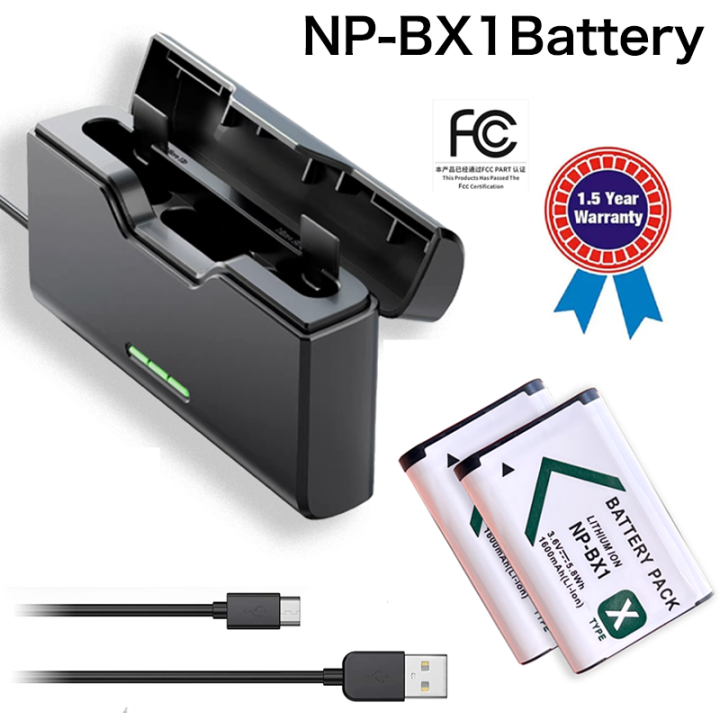 Mah Np Bx Np Bx Bx Battery Fast Charger Tf Card Storager For