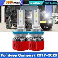 H11 Car LED Headlight 9005 LED HB3 90W 12000LM CSP Chips Turbo Lamps 6000K White Front Lamps Bulbs For Jeep Compass 2017-2020