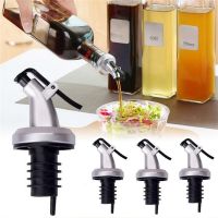 【CW】 3Pcs Bottle Stopper Lock Plug Leak-proof Food Grade Rubber Nozzle Sprayer Liquor Dispenser Wine Pourer Bar