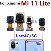 เหมาะสำหรับ Xiaomi Mi 11 Lite 4G 5G กล้องมองหลังด้านหลังด้านหน้าด้านหลังมาโครแบบ Ultrawide อะไหล่แท้โมดูลกล้องอะไหล่ยืดหยุ่น