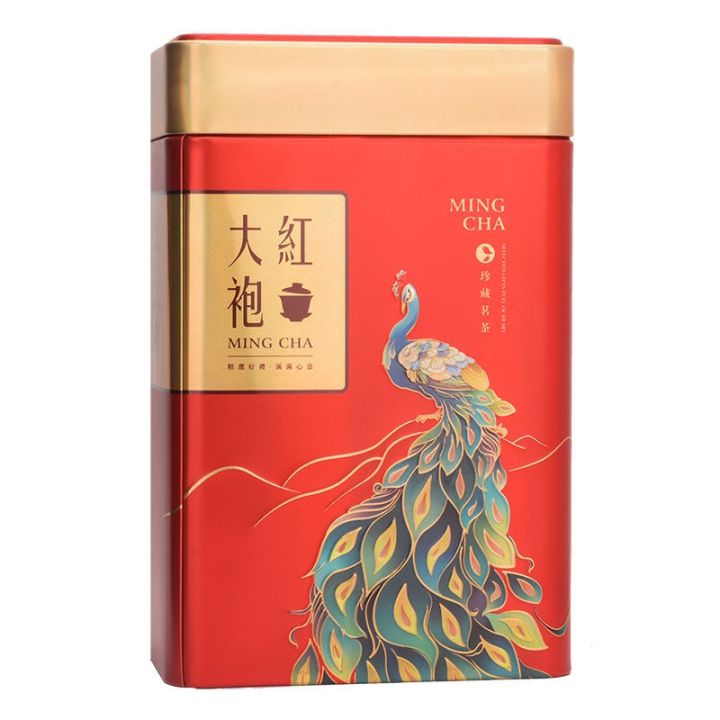 dahongpao-ซินนามอนกล่องของขวัญทำด้วยมือชาอูหลงของแท้ปรุงรสแข็งแรงทนทานต่อฟอง2023ใหม่