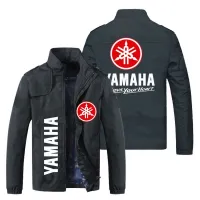 High quality stock YAMAHA LOGO jacket RSZ100 YZF XMAX155 XMAX300 NMAX155 TMAX560 R15 R1 R3 R6 MT-07 MT-09 MT-10 XS700R XS900R motorcycle shop custom work clothes plus size loose thin section stand collar windbreaker