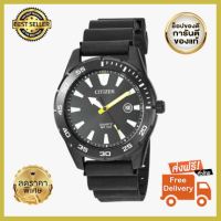 บริการเก็บเงินปลายทาง [ประกันร้าน] CITIZEN นาฬิกาข้อมือผู้ชาย รุ่น BI1045-13E AQ Mid Mens Quartz Black Dial Black บอกเวลา หรูหรา มีระดับ ประทับใจแฟน