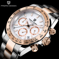 PAGANI DESIGN  New Mens Watches Luxury Mens Quartz Wrist Watch Men Stainless Steel Watch Men Chronograph Relogio Masculino