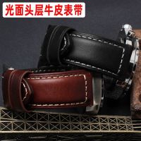 ▶★◀ Suitable for bright cowhide strap Suitable for Panerai PA111 441 Fossil Men FS5088FTW1114 22 24mm