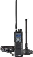 Cobra HHRT50 Road Trip Cb Radio - Emergency Radio, Travel Essentials, 2-Way Handheld Black Radio with Rooftop Magnet Mount Antenna, NOAA Channels, Dual Watch &amp; 40 Channel Access HHRT50 Radio