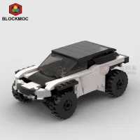 อิฐ MOC 3008 DAKAR แข่งแรลลี่รถสปอร์ตรถแชมป์ความเร็วรถแข่งบล็อกตัวต่อเทคโนโลยีของเล่นที่จอดรถสำหรับ Boysdasg1364