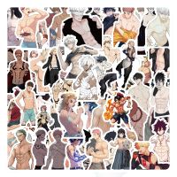 hotx【DT】 10/30/60PCS Anime Muscle Man Stickers Decoration Suitcase Laptop Scrapbooking Stationery Japan Manga Kid Sticker