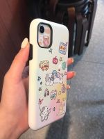 เคส iphone Creative cute zoo เคสมือถือเกาหลีแบบทูอินวันเหมาะสำหรับ Apple 13pro เคสฟิล์มแบบธรรมดา 14