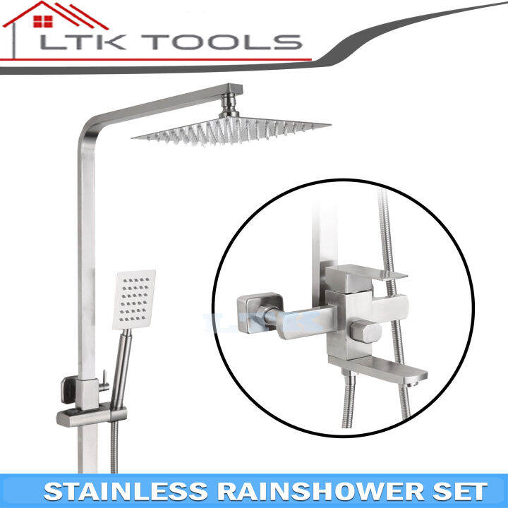 304 STAINLESS HOT AND COLD SHOWER SET Lazada PH