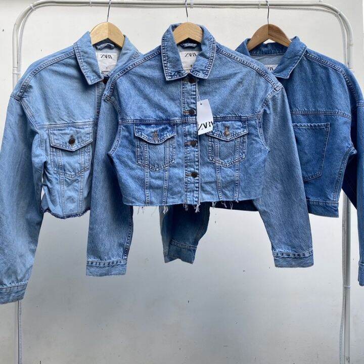 Buy Trendyol Crop Denim Jacket 2023 Online | ZALORA Philippines