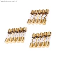 ◇□ 5Pcs Gold Plated Glass AGU Fuse Fuses Pack Car o Amp Amplifier