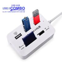 [HOT HAIXWLXKWW 589] USB HUB 3.0 Splitter 3พอร์ต Extensor Extension หลาย0 Hub 2.0 Card Reader USB3.0 Expander สำหรับ Home