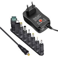 3V 4.5V 5V 6V 7.5V 9V 12V 2A/2.5A อะแดปเตอร์ Ac/dc Us/eu/uk/au ปรับอะแดปเตอร์ USB Universal Charger Switch Power Supply