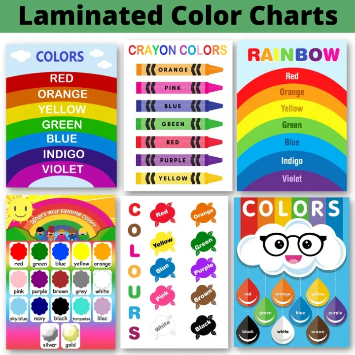 Colors Chart For Kindergarten