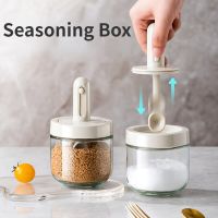 Telescopic SpiceSeasoning Bottle Household Kitchen Seasoning Box Sub-packed Salt And Monosodium Glutamate Storage Box Leak-proof