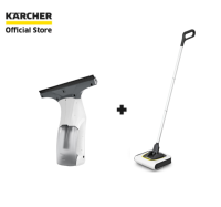 KARCHER ไม้กวาดไฟฟ้าไร้สาย+เครื่องเช็ดกระจก KB 5 + WV 1 Bundle Kit SET_KB5_WV1 คาร์เชอร์