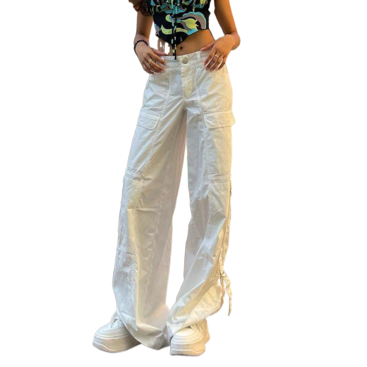 magiclady-y2k-วินเทจกางเกงคาร์โก้สำหรับผู้หญิงสีขาวเอวต่ำถุงฮาราจูกุกางเกงหลวม-drawstring-กางเกงขายาว