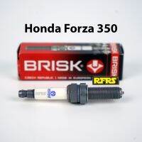 หัวเทียน BRISK PREMIUM LGS (4 เขี้ยว) แกนเงิน Honda Forza 350 (SGL21ROC) รองรับน้ำมันเบนซิน95, แก๊สโซฮอล์ Made in EU